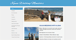 Desktop Screenshot of kauaiweddingministers.com